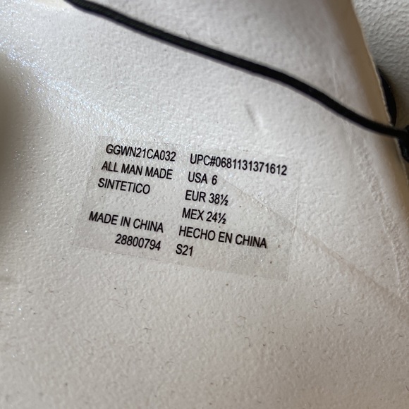 *NEW* White Rubber 2 Strap Summer Sandals 7.5-8-8.5 / 38.5 EU - Picture 8 of 16